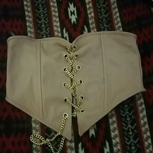 Muave corset belt